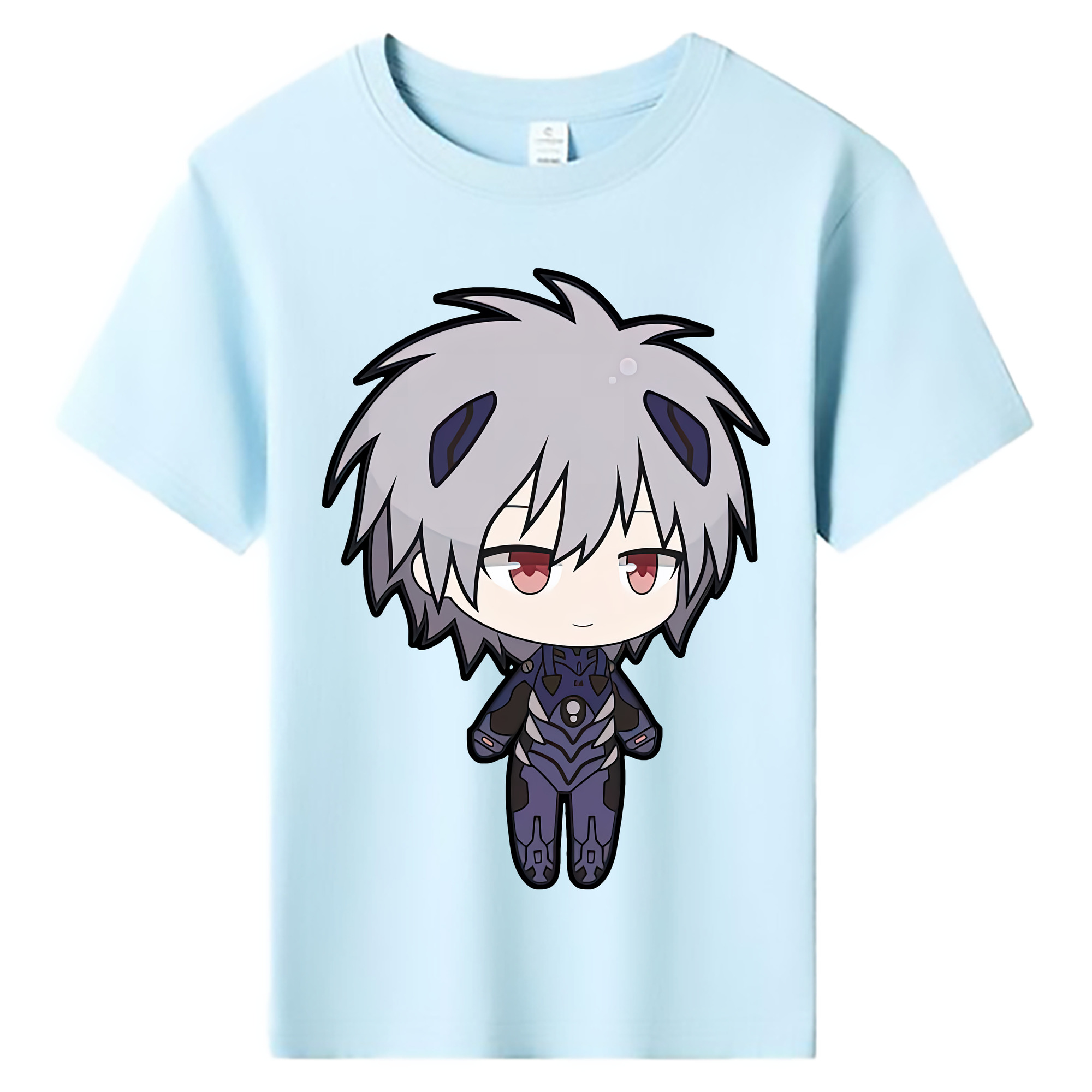 （画像用） EVA 新世紀エヴァンゲリオン 綿100％キッズTシャツ（フロントプリント）